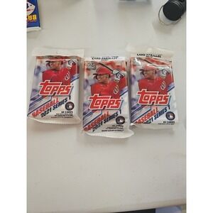 2021 Topps Series 1 Baseball Fat Pack Lot Of 3 sealed packs (40 Cards Per Pack)